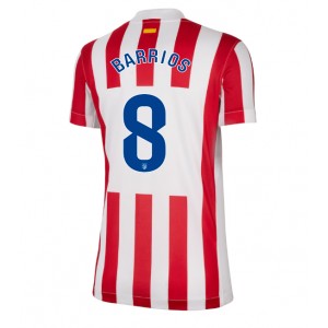 Fotbalové Dres Atletico Madrid Pablo Barrios #8 Dámské Domácí Oblečení 2025-26 Krátký Rukáv